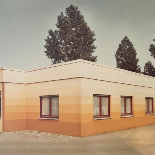 Bild der Stilburgfassade aus dem Jahr 1976