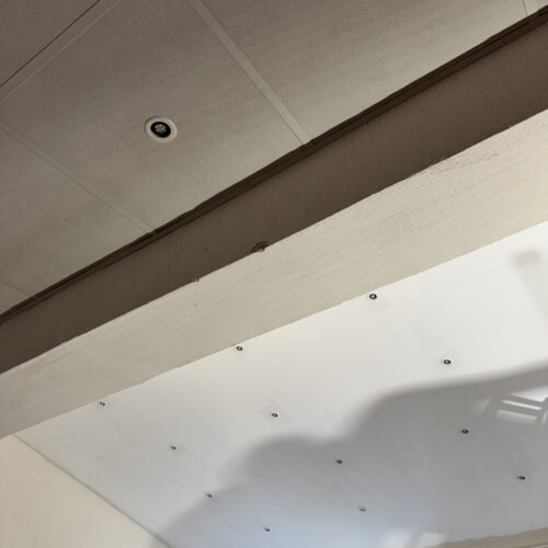 Decke vorher