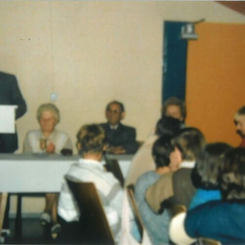 20 Jahre Kloke. Ferdinand Kloke hält eine Rede